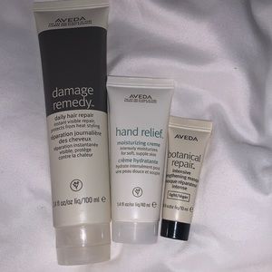 Aveda damage remedy hair repair + bonus items!